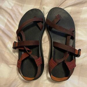Chaco Men's Sandals in Black and Red